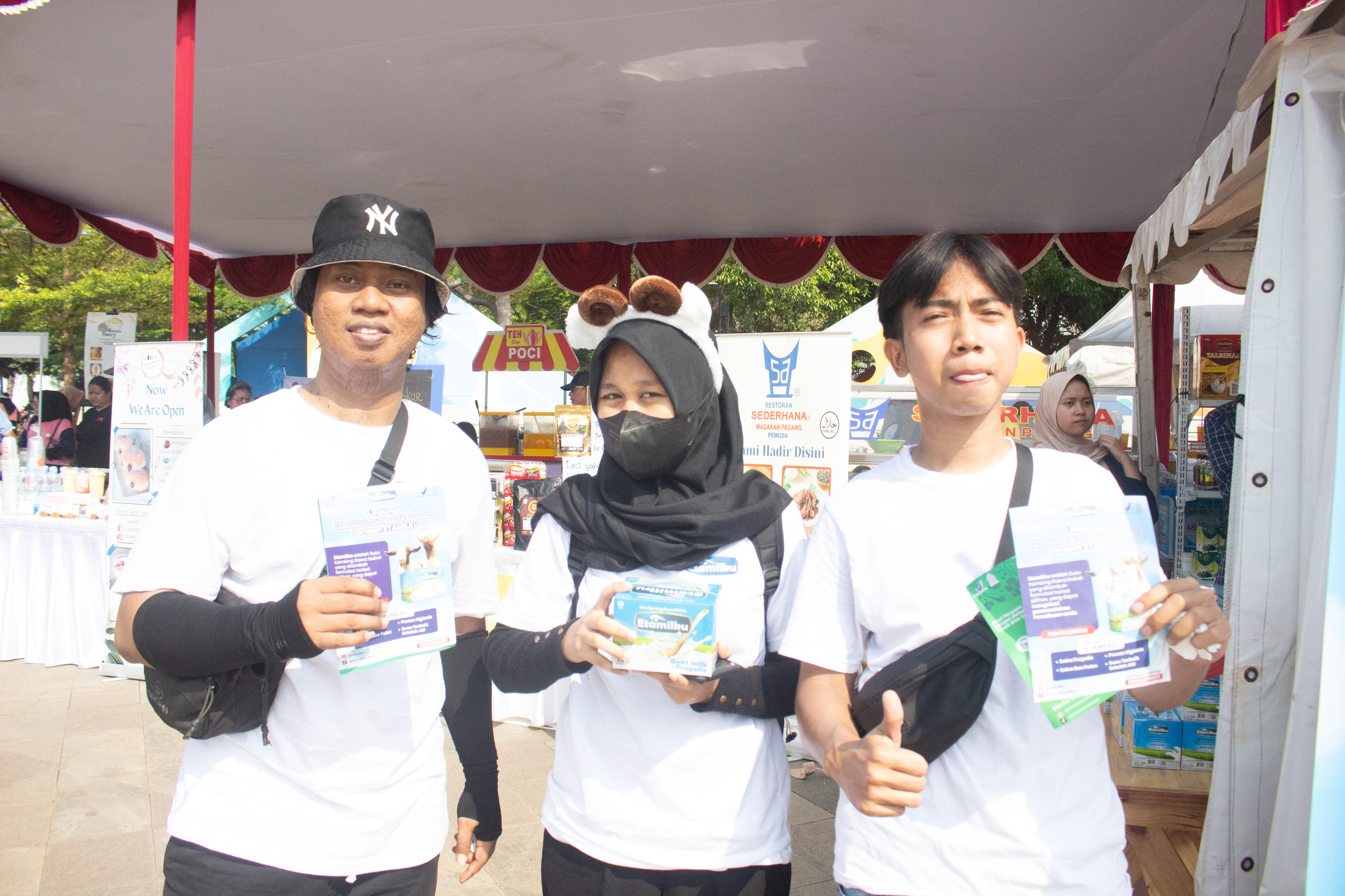 Susu Kambing Etamilku Ikut Memeriahkan Velo Sport Day di Lapangan Olahraga Velodrom Jakarta Timur